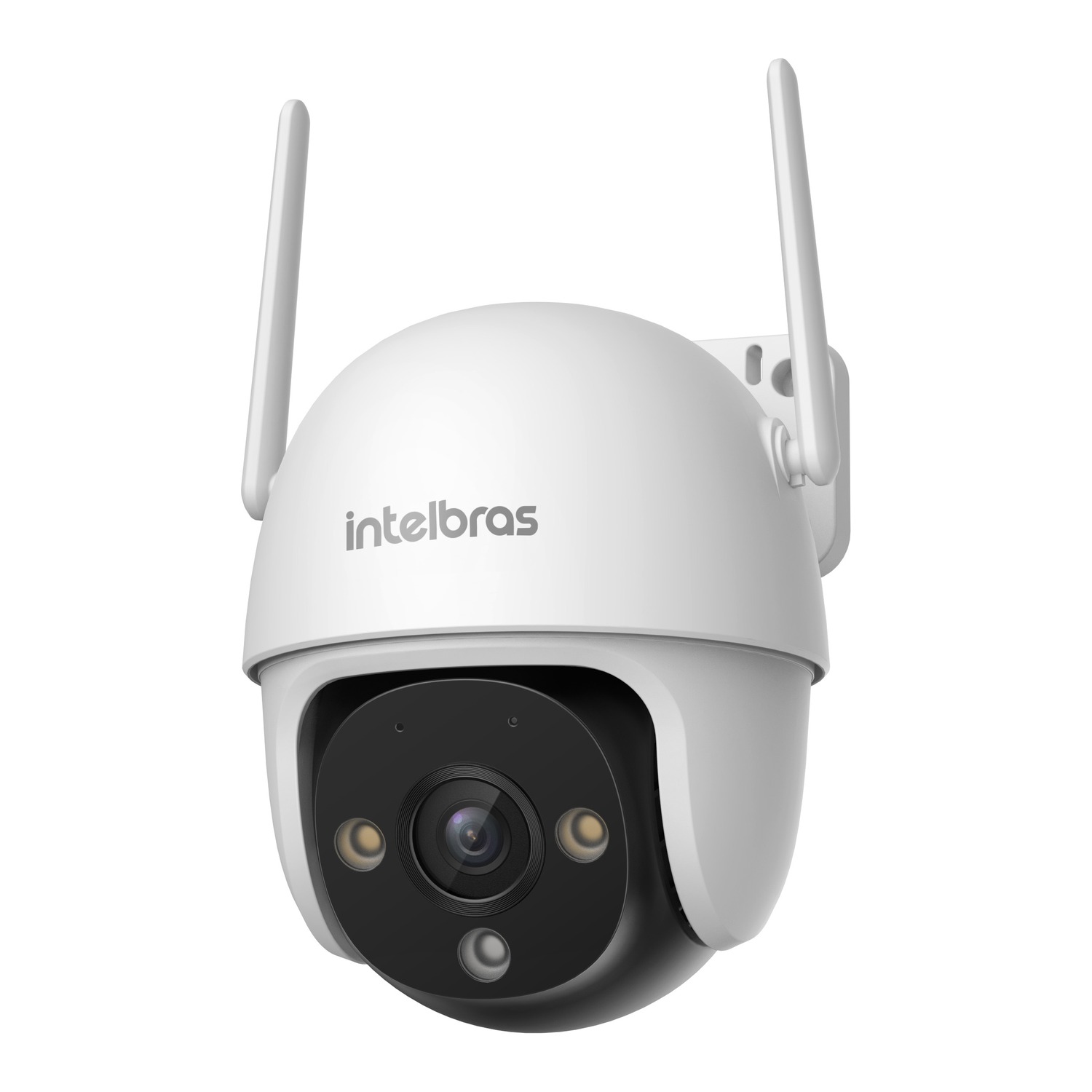 Câmera externa Intelbras Wi-Fi 360° Full Color branca